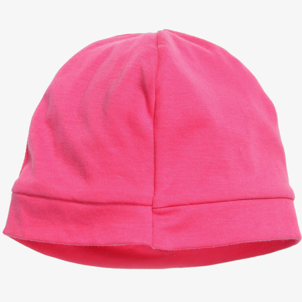 Lemon Loves Layette-Pink Pima Cotton 'Petit Bow' Hat | Childrensalon Outlet
