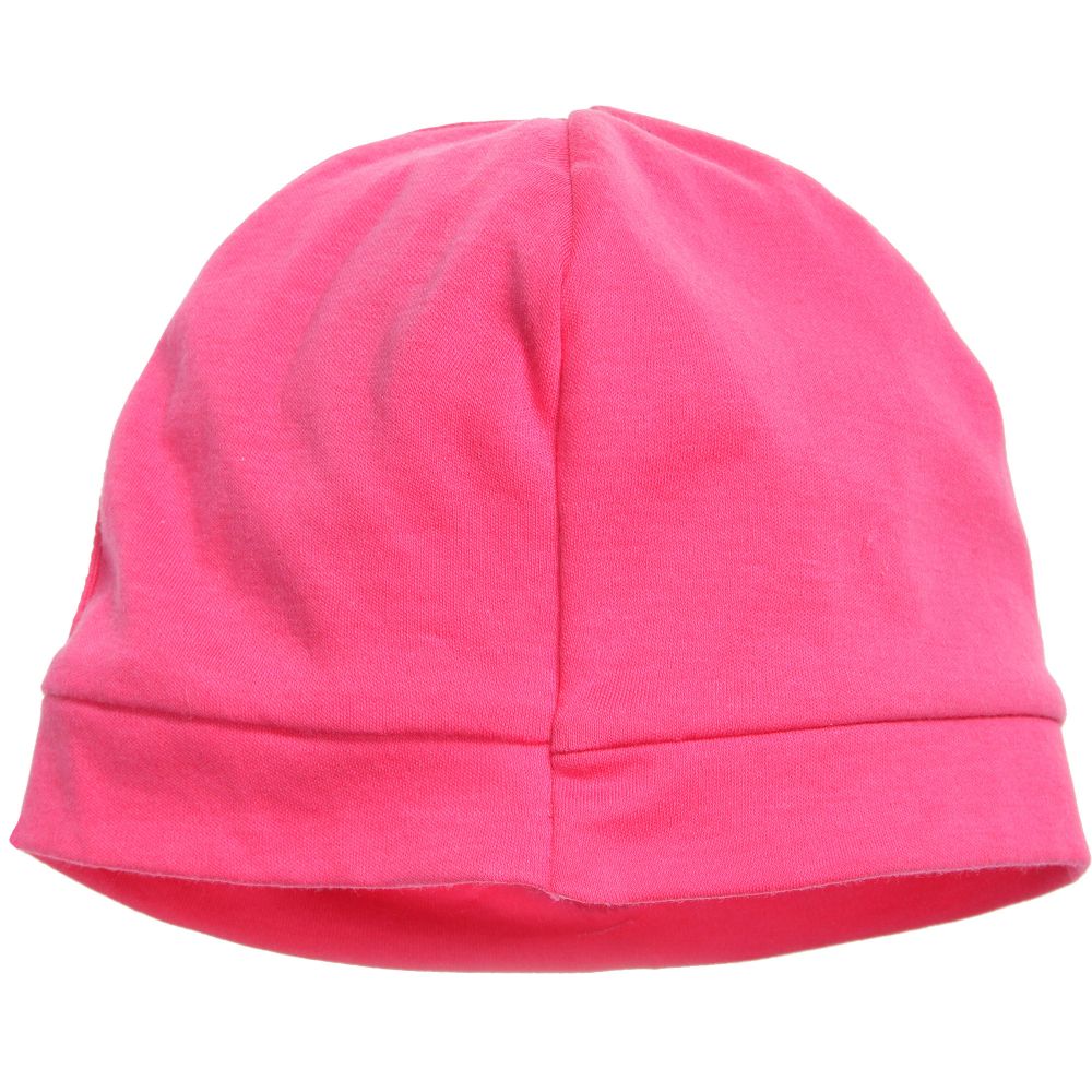 Lemon Loves Layette-Pink Pima Cotton 'Petit Bow' Hat | Childrensalon Outlet