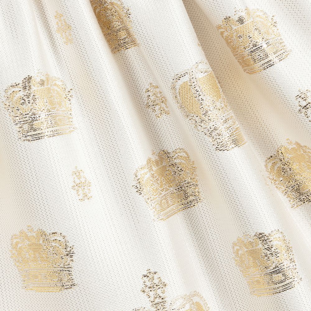 Lesy-Комплект с юбкой цвета золота и слоновой кости для девочек | Childrensalon Outlet