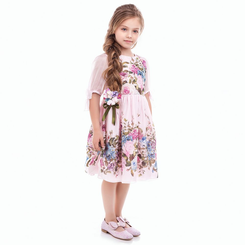 girls flowery dress