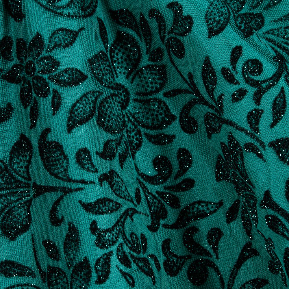 Lesy - Girls Sparkling Green Dress | Childrensalon Outlet