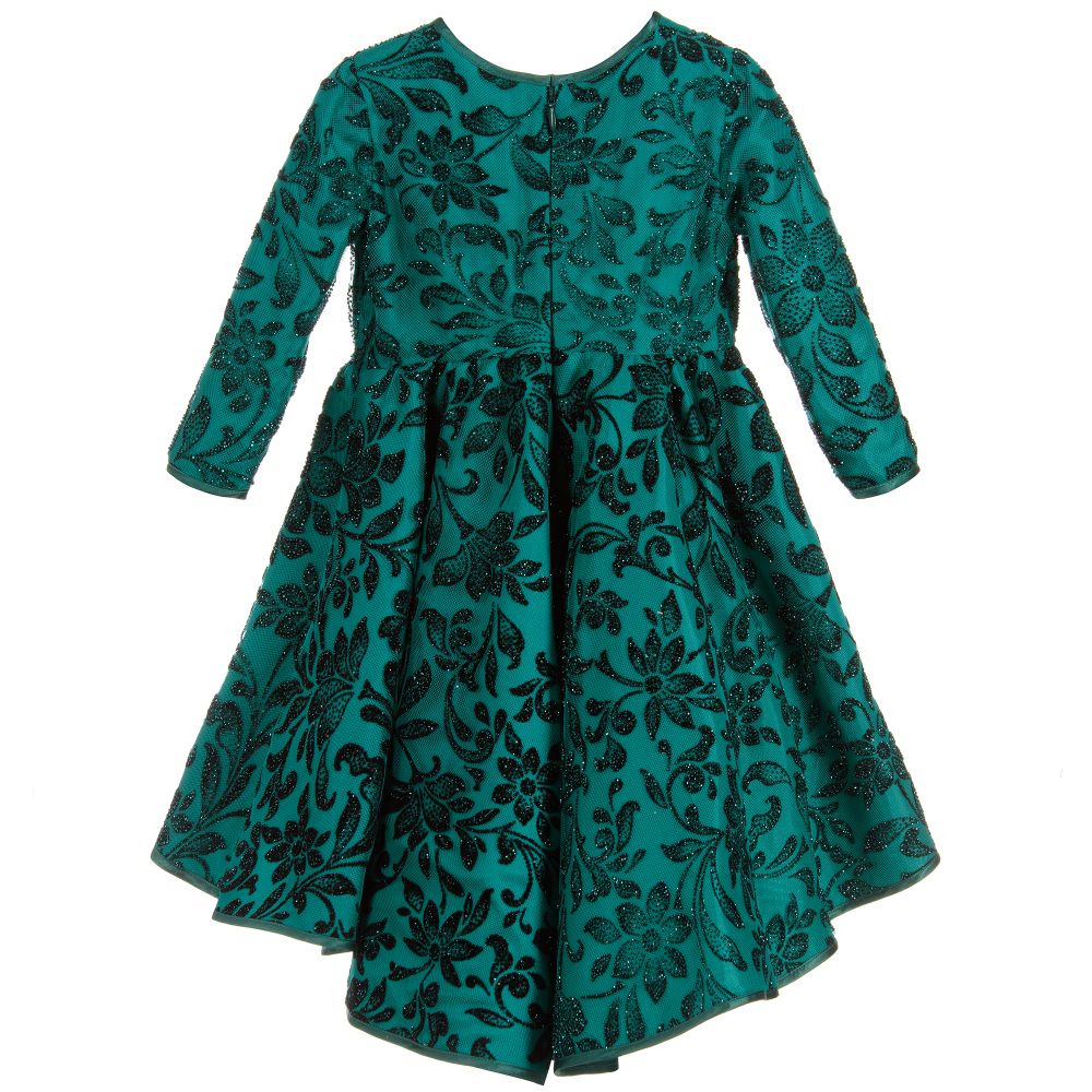 Lesy-Girls Sparkling Green Dress | Childrensalon Outlet