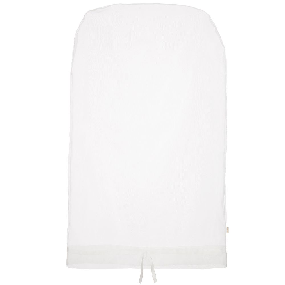 Lesy-Girls White & Blue Lace Dress | Childrensalon Outlet