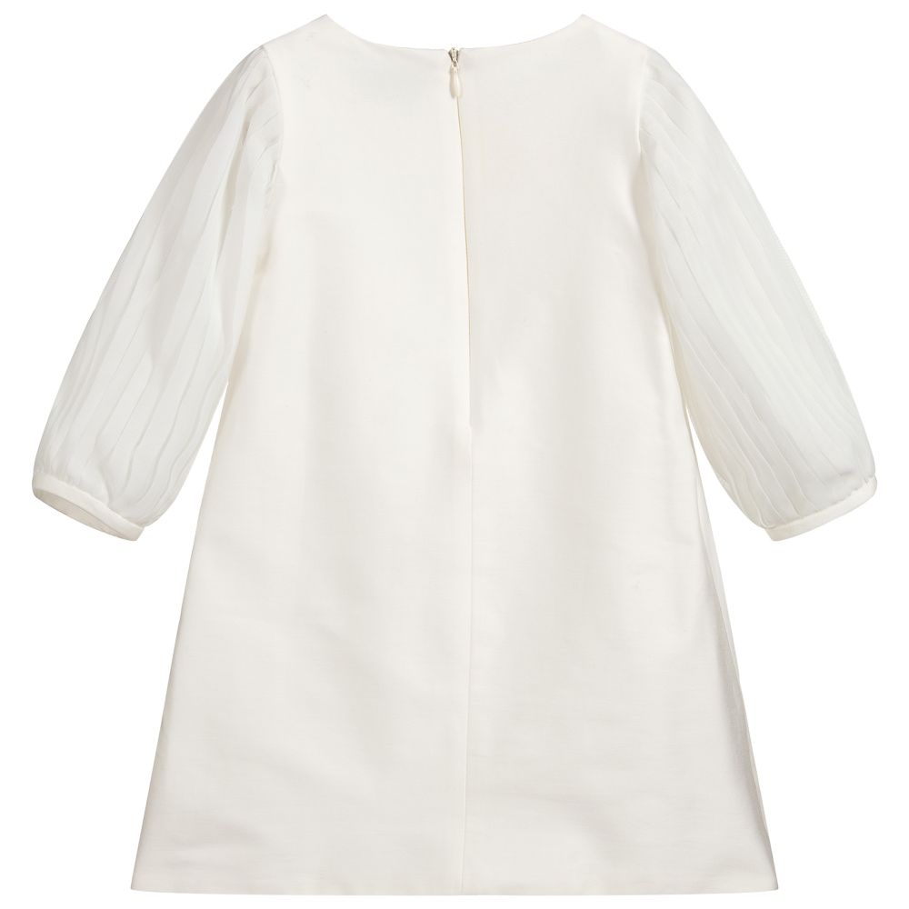 Lesy-Ivory Floral Print Dress | Childrensalon Outlet