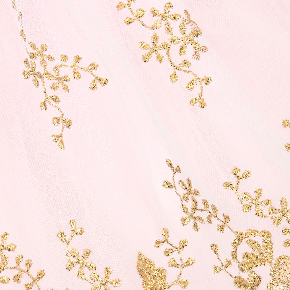 ليزي-فستان تول لون زهري وذهبي | Childrensalon Outlet