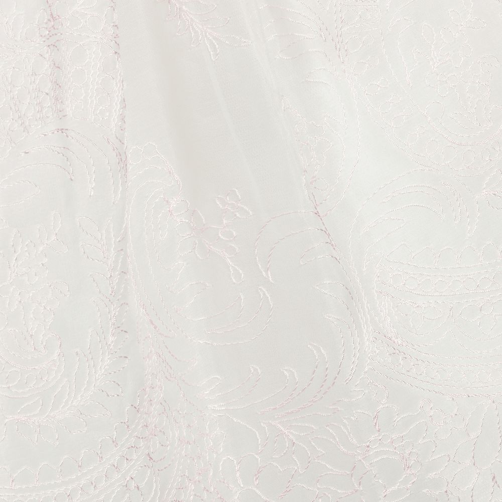 Lesy-Шелковое платье бело-розового цвета | Childrensalon Outlet