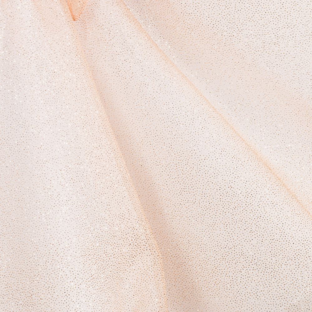 Lesy-Rose Gold Sparkly Tulle Dress | Childrensalon Outlet