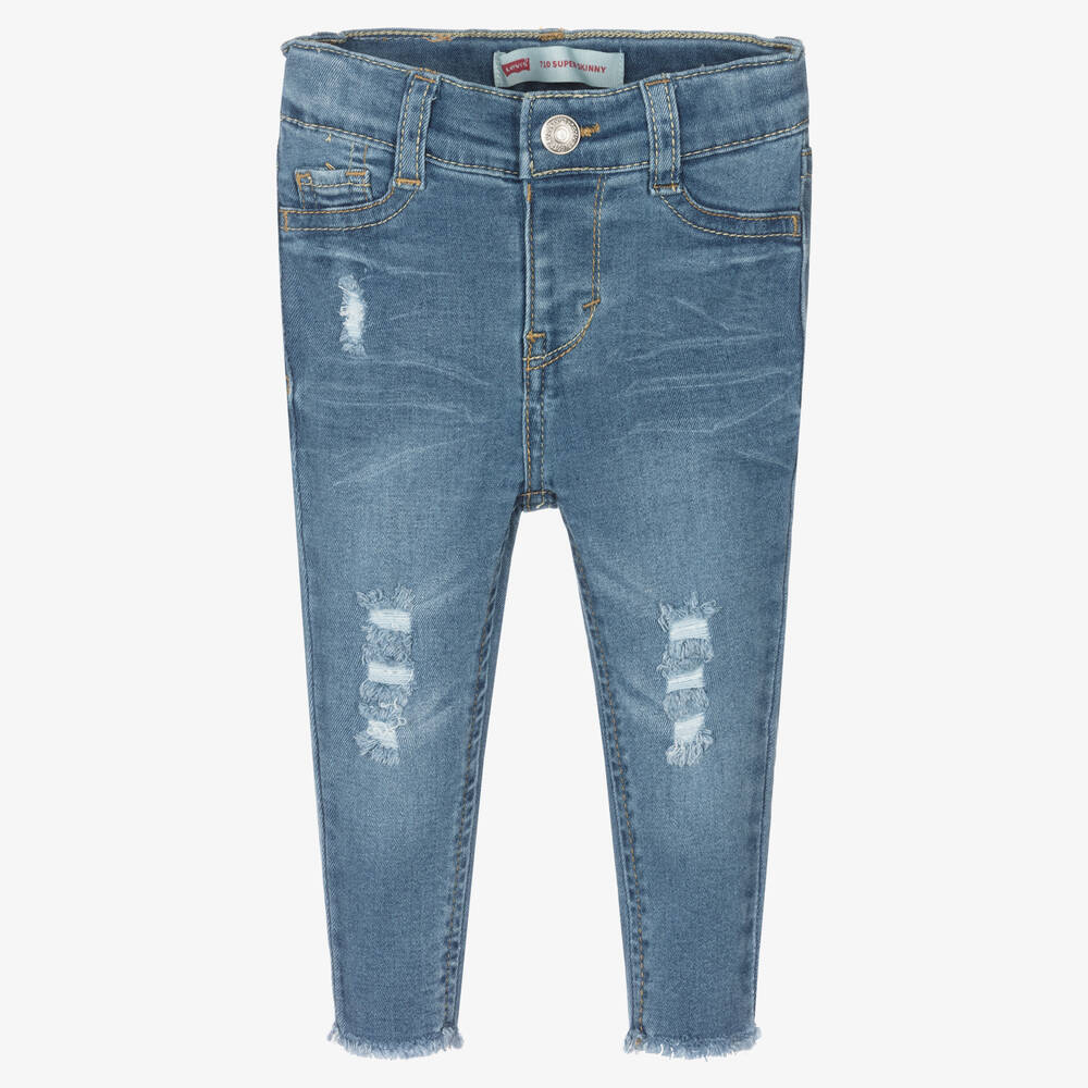 Levi's 710 super skinny light on sale blue