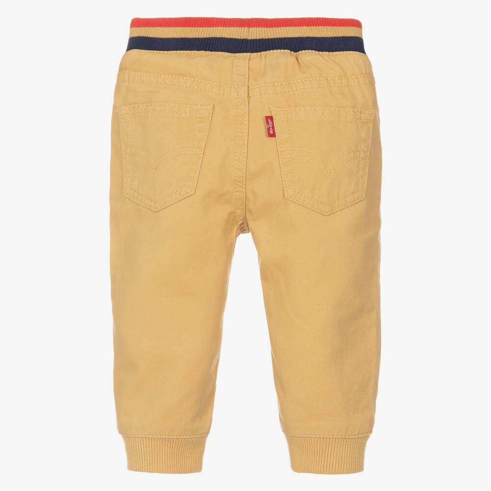 Levi s Baby Boys Beige Cotton Joggers