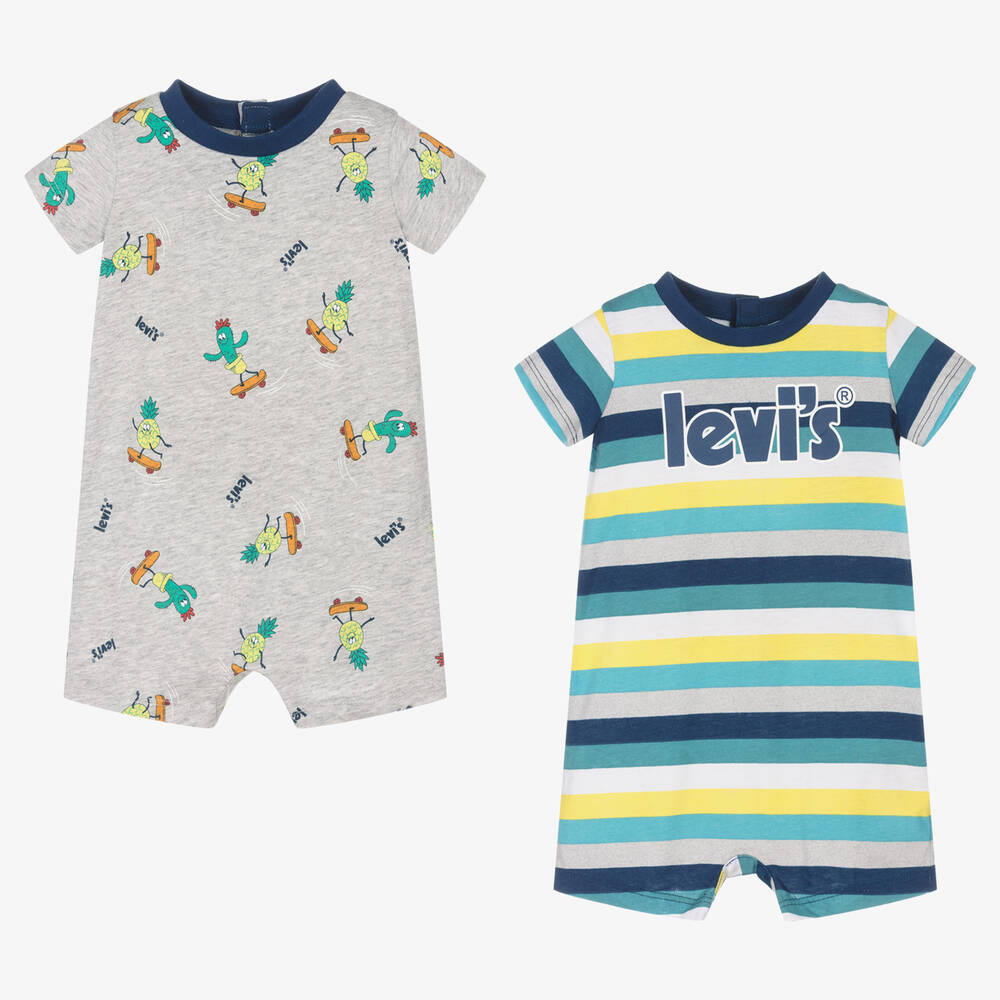 Levi's - Baby Boys Logo Shorties (2 Pack) | Childrensalon