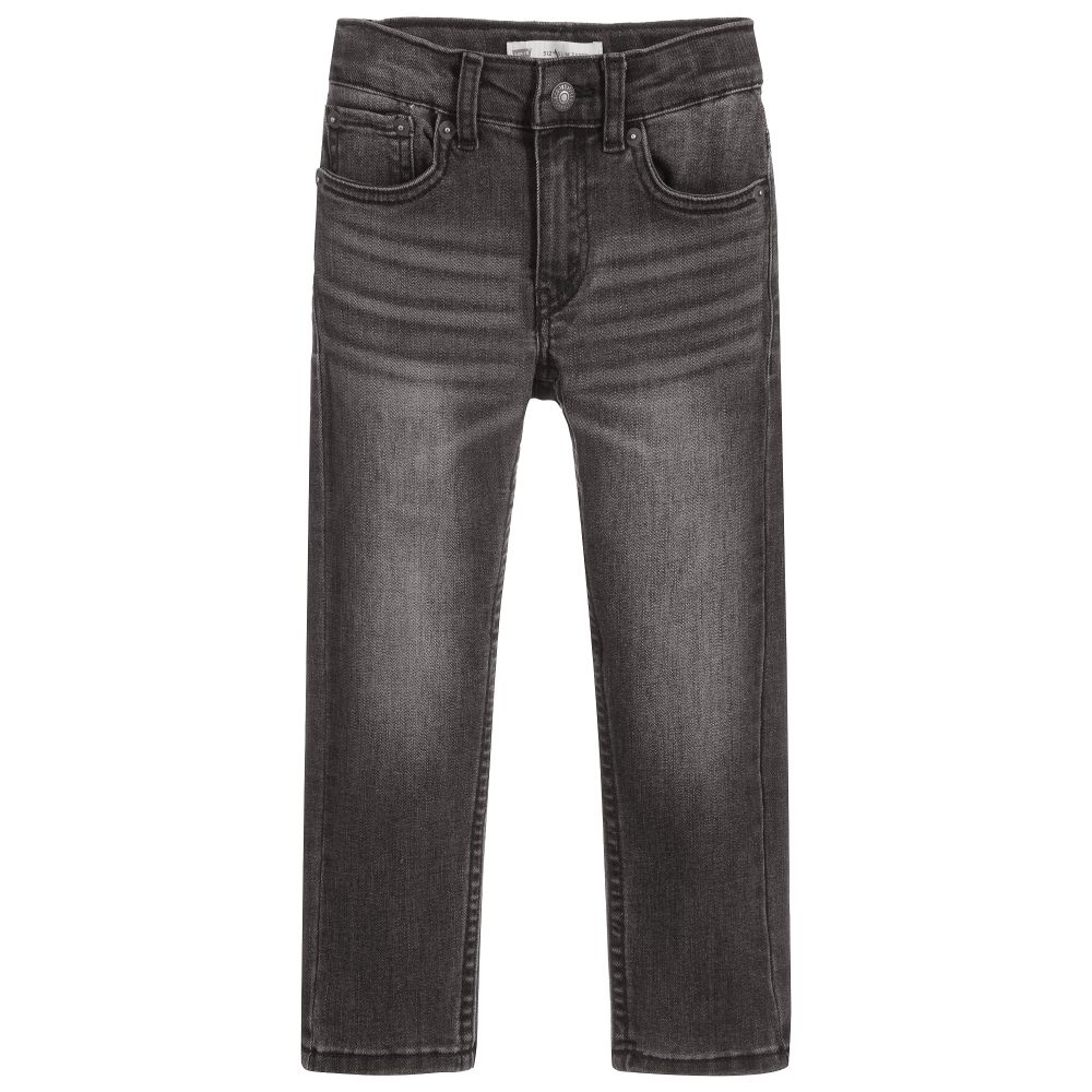 Levi's - Jean 512 slim fuselé noir | Childrensalon