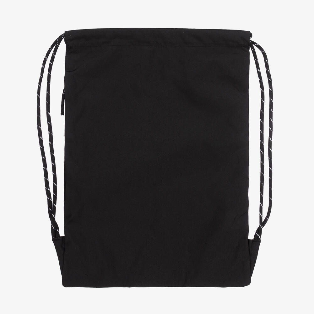Black Batwing Drawstring Bag 48cm