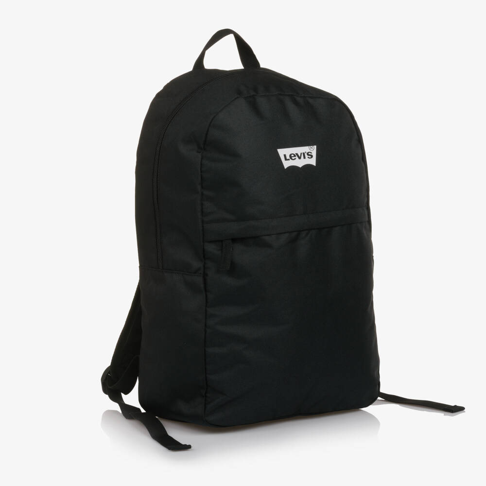 Levi's-Black Canvas Batwing Logo Backpack (46cm) | Childrensalon Outlet