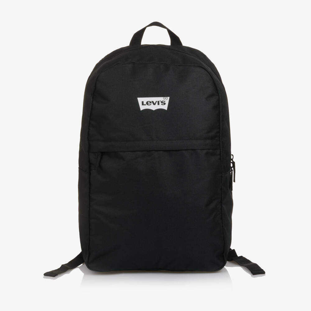 Levi's-Black Canvas Batwing Logo Backpack (46cm) | Childrensalon Outlet