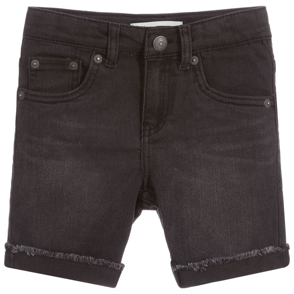 Levi's - Black Denim 511 Shorts | Childrensalon Outlet