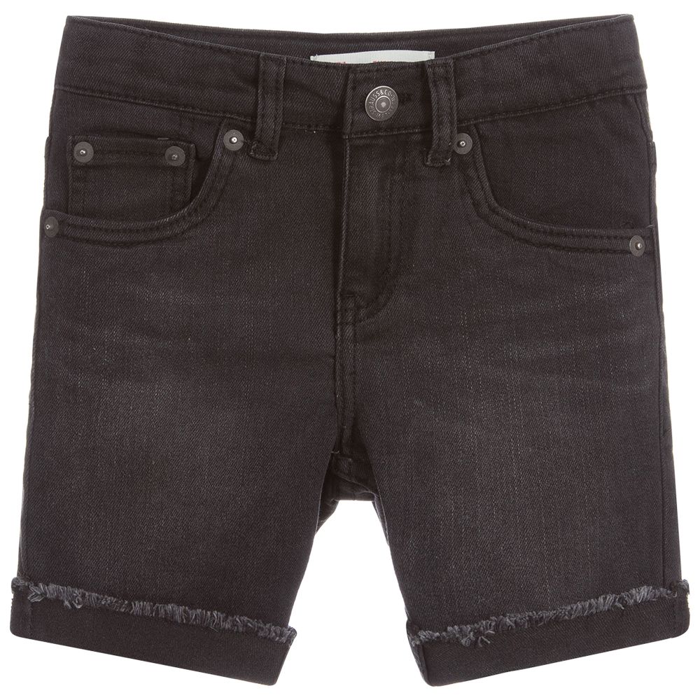 Black levi's shorts top
