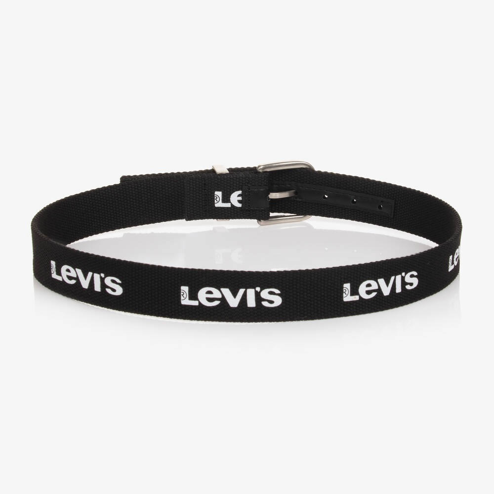 ليفايز-حزام ويب لون أسود | Childrensalon Outlet