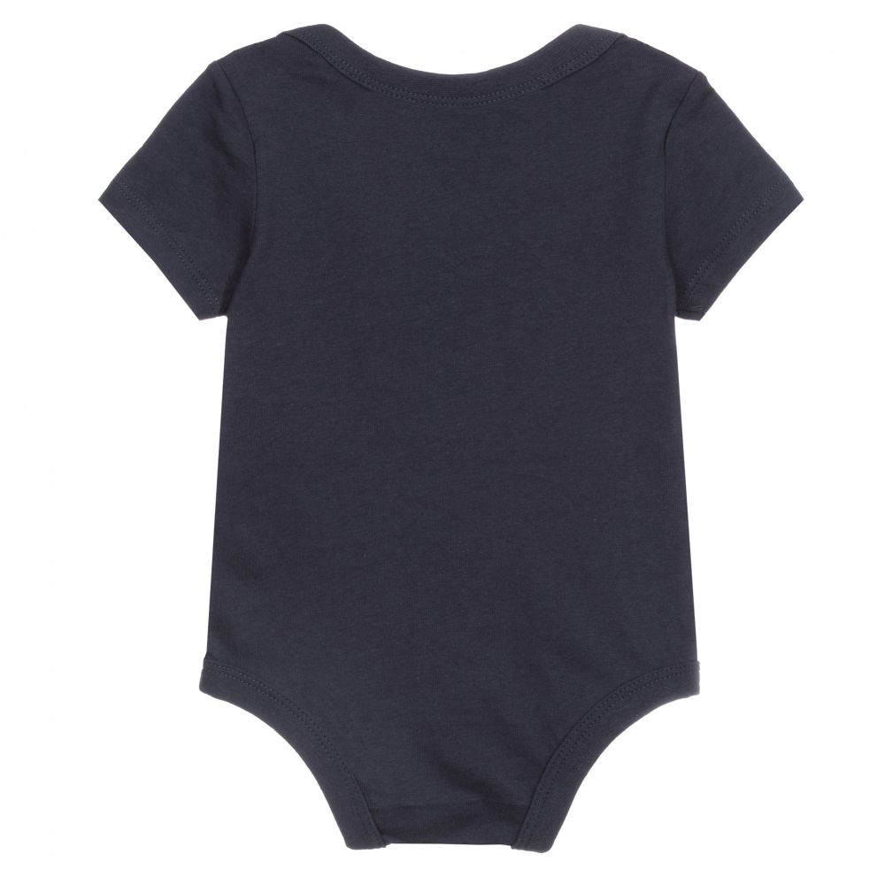 Levi's-Blue Cotton Baby Bodyvest | Childrensalon Outlet
