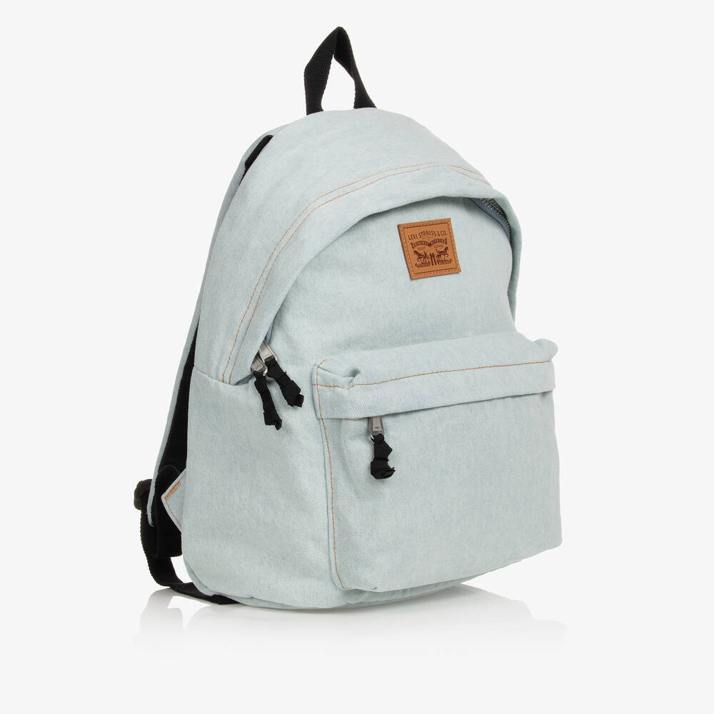Levi's-Blue Denim Backpack (40cm) | Childrensalon Outlet