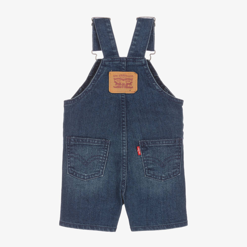 Levi dungaree shorts shop
