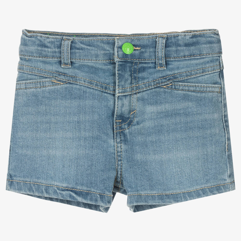 Levi's - Blue Denim High Rise Shorts | Childrensalon