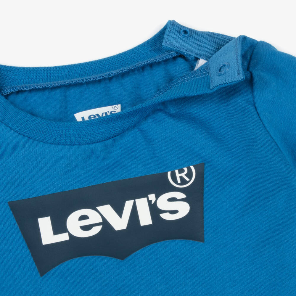 Levi's-Blue Logo Ls T-shirt | Childrensalon Outlet