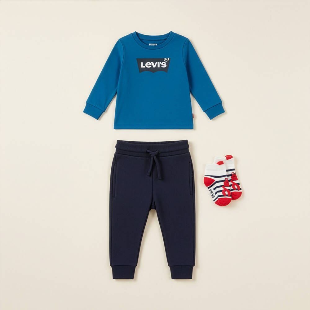 Levi's-Blue Logo Ls T-shirt | Childrensalon Outlet