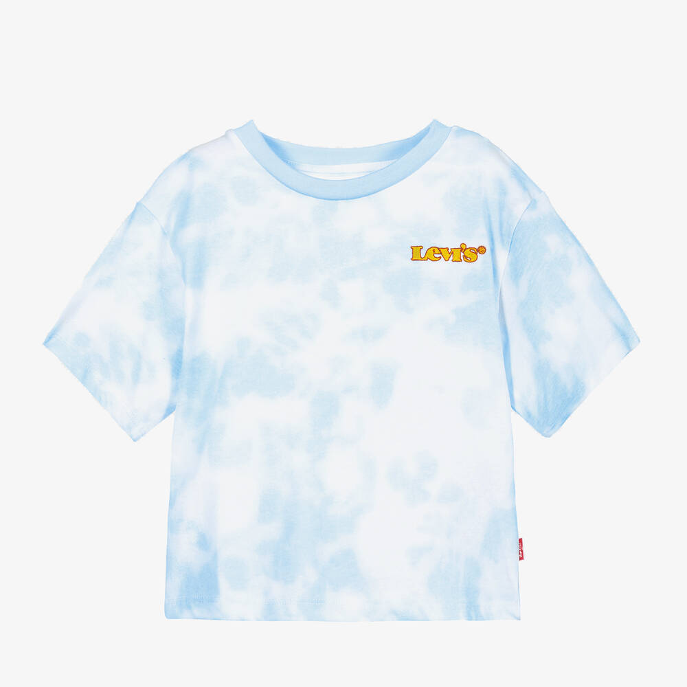 Levi's - Blue Tie Dye Logo T-Shirt | Childrensalon