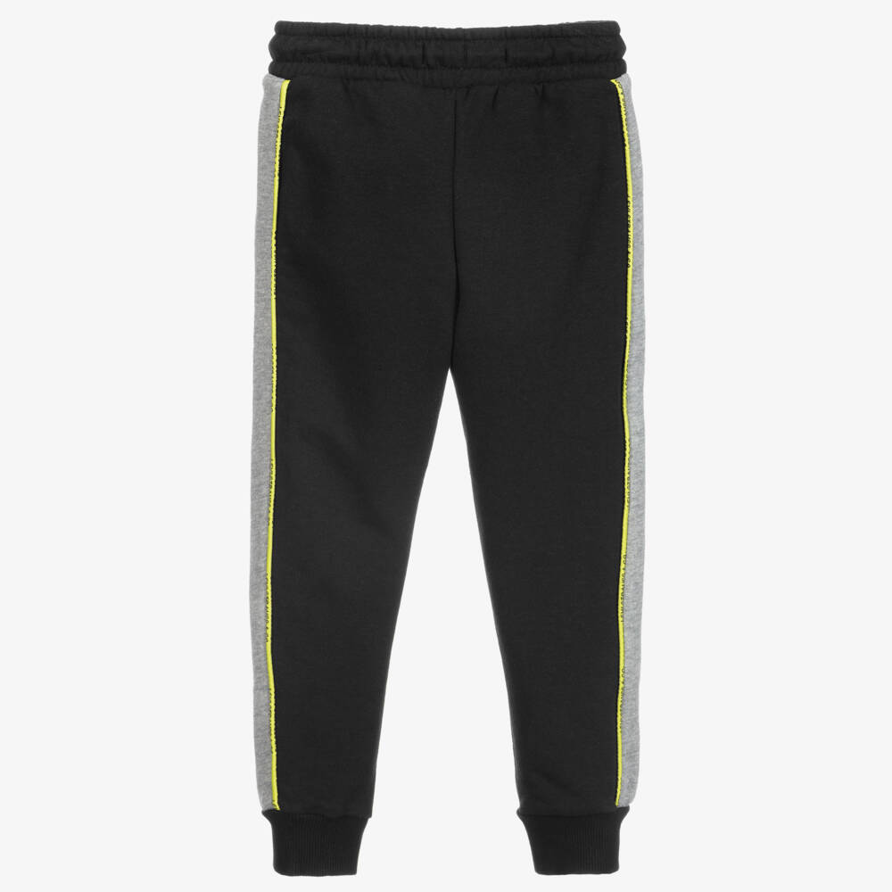 Levi's-جوغرز قطن جيرسي لون أسود و أصفر للأولاد | Childrensalon Outlet