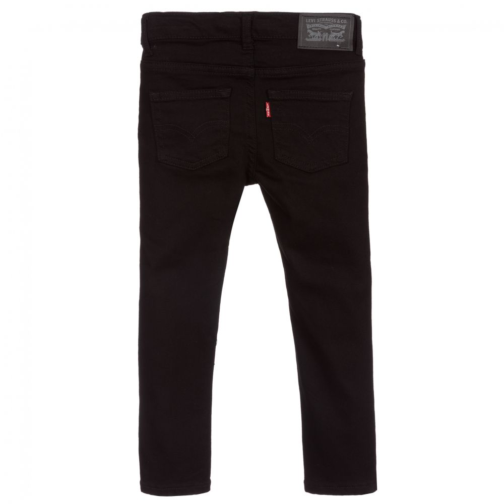 Levi s Boys Black Skinny Taper Jeans Childrensalon Outlet