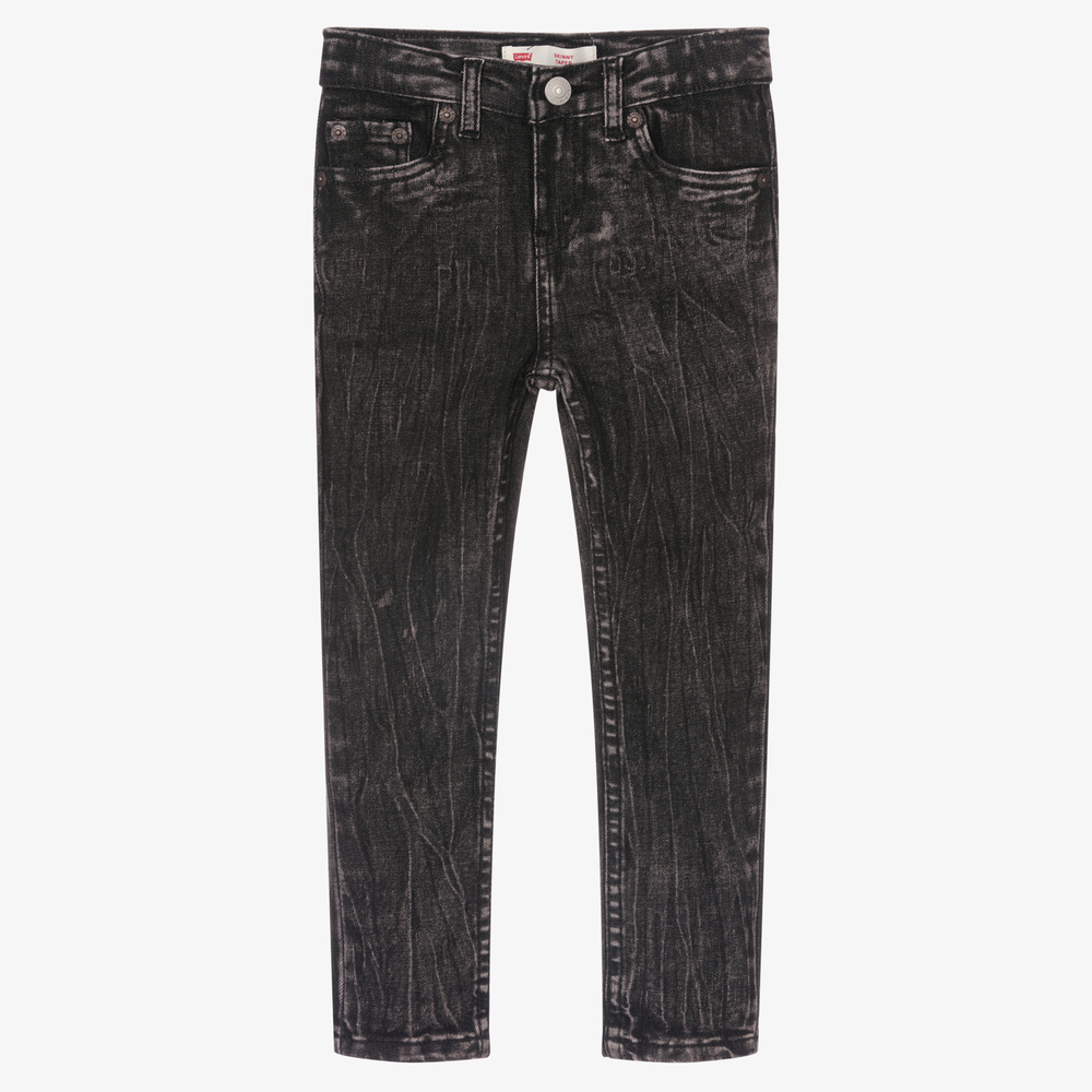 Levi's - Jean noir skinny fuselé Garçon | Childrensalon