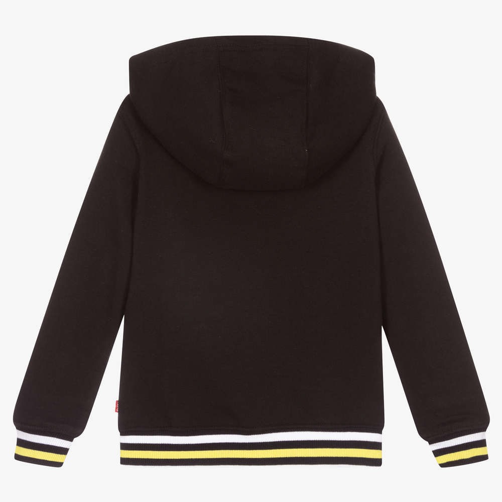 Levi's-Boys Black Zip-Up Top | Childrensalon Outlet