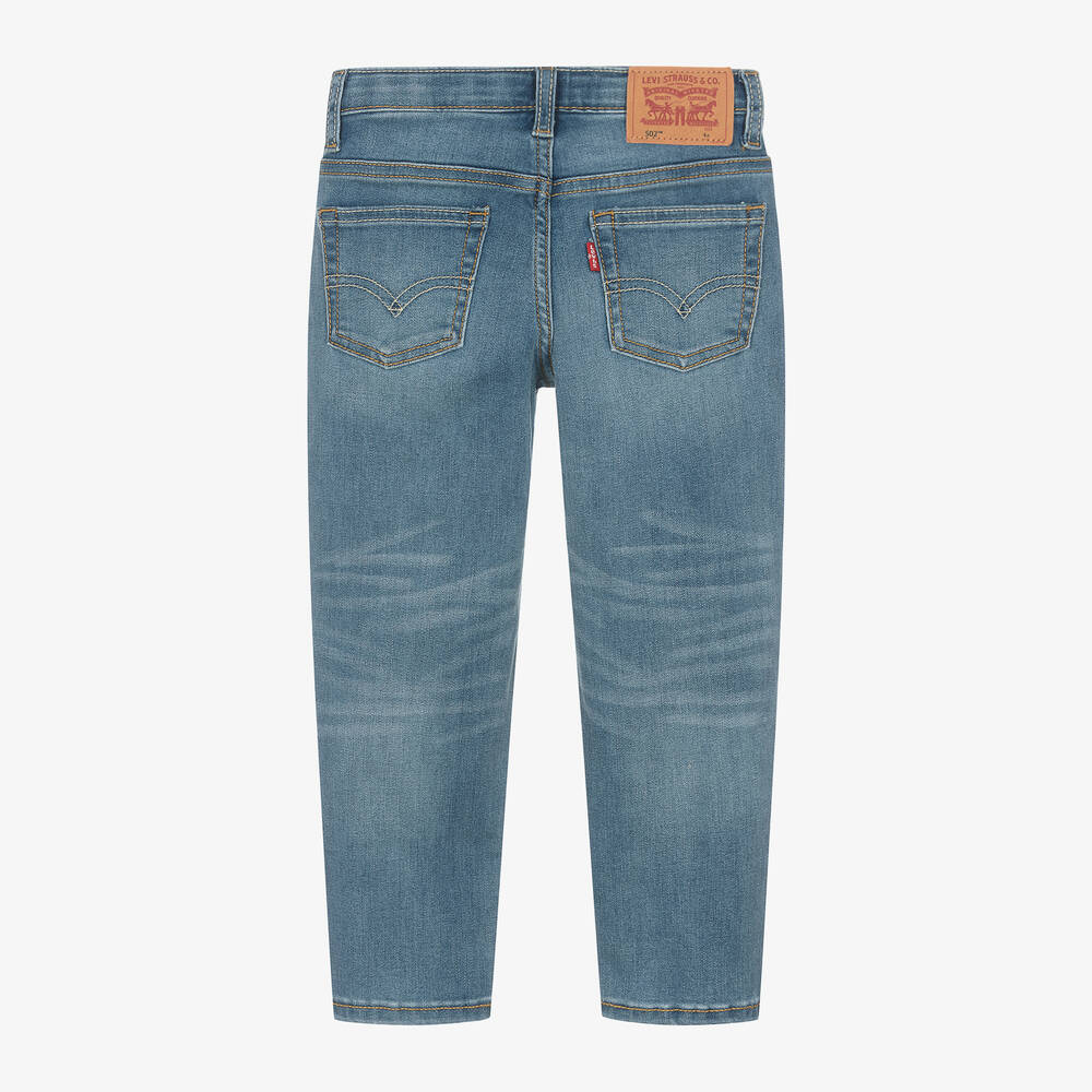 Levi's-Boys Blue 502 Regular Taper Jeans | Childrensalon Outlet