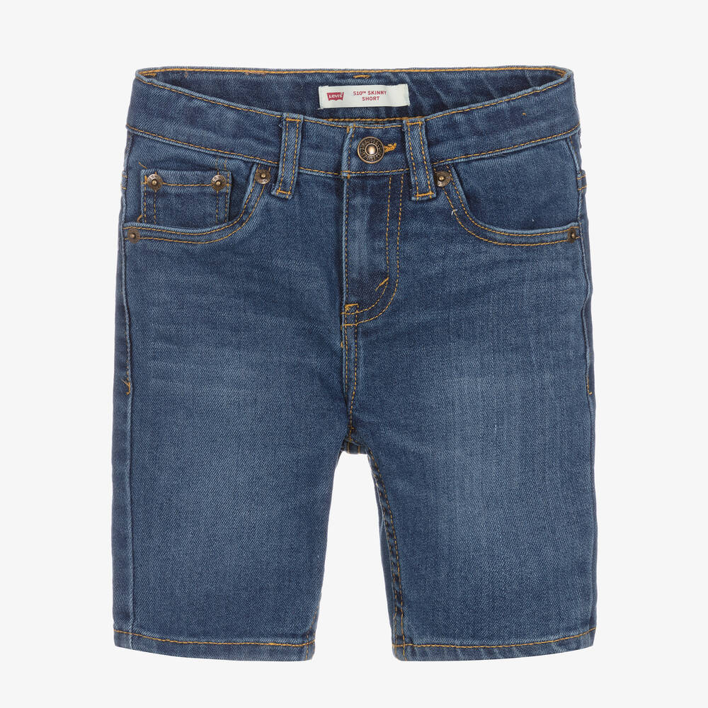 Levi's - Short skinny 510 bleu garçon | Childrensalon