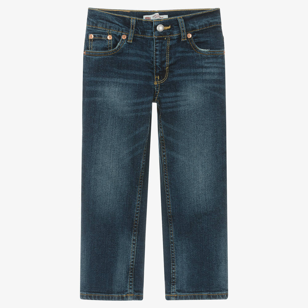 Levi's - Синие джинсы прямого кроя для мальчиков | Childrensalon