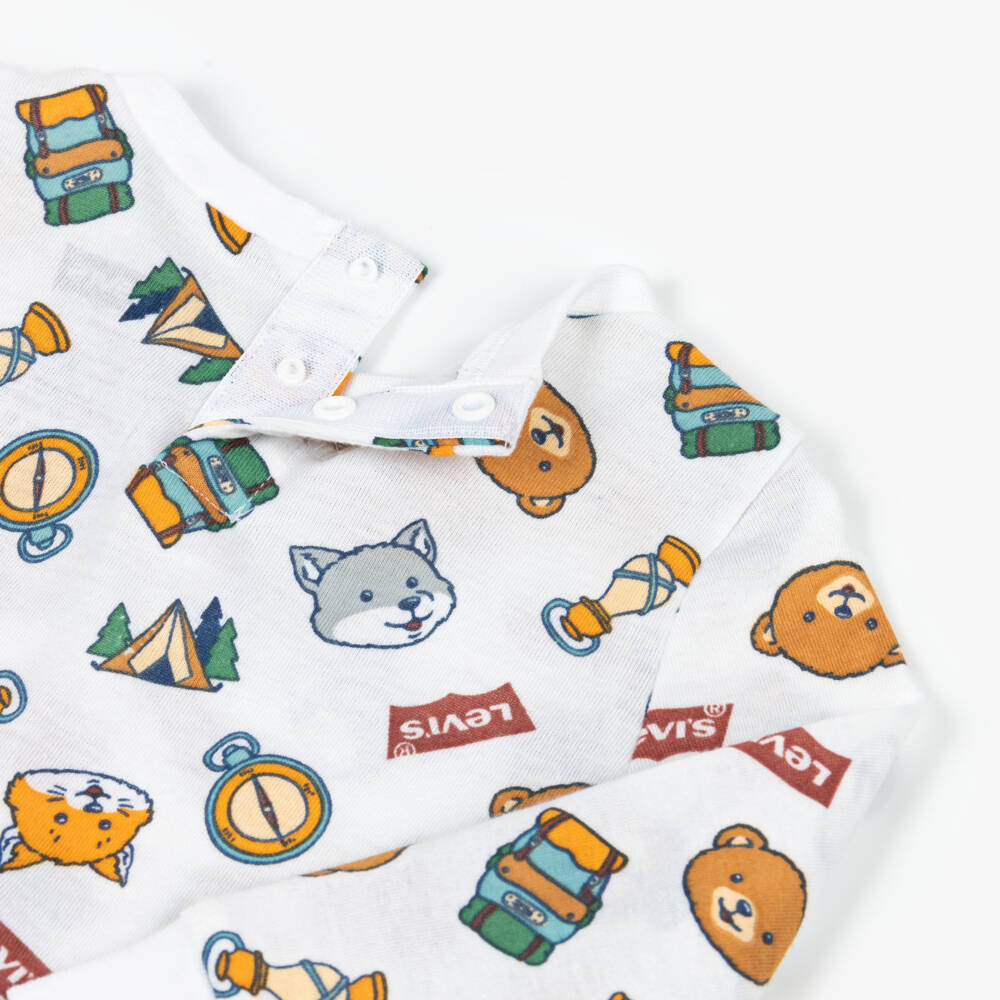 Levi's-Boys Blue and White Outfit Duo | Childrensalon Outlet