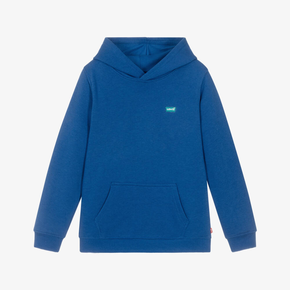Levi's-Boys Blue Batwing Emblem Sweatshirt | Childrensalon Outlet