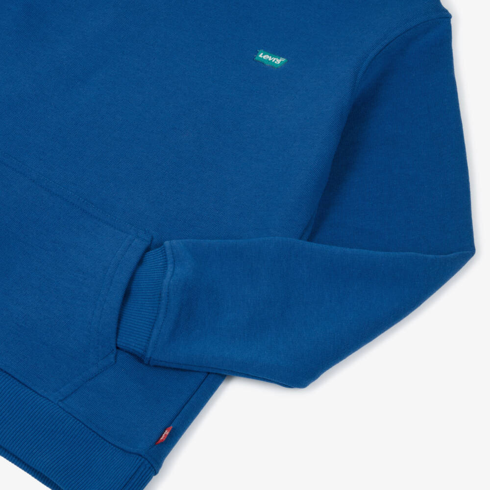 Levi's-Boys Blue Batwing Emblem Sweatshirt | Childrensalon Outlet