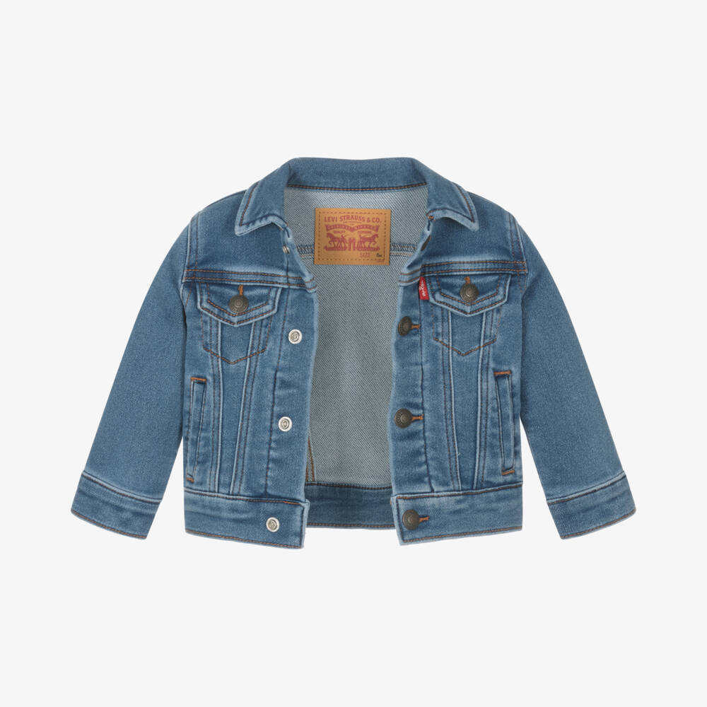 Levi's-Boys Blue & Brown Cozy Ensemble | Childrensalon Outlet