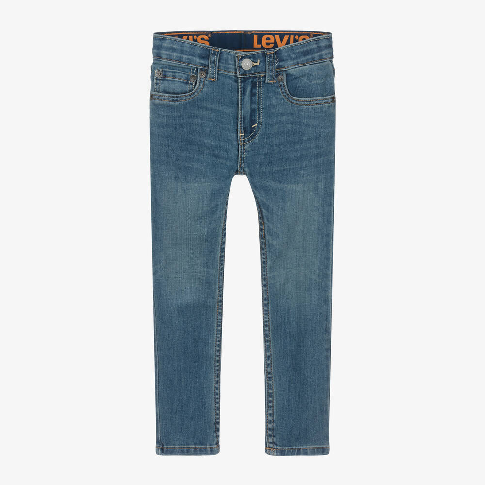 Levi's-Boys Blue Denim 510 Skinny Jeans | Childrensalon Outlet