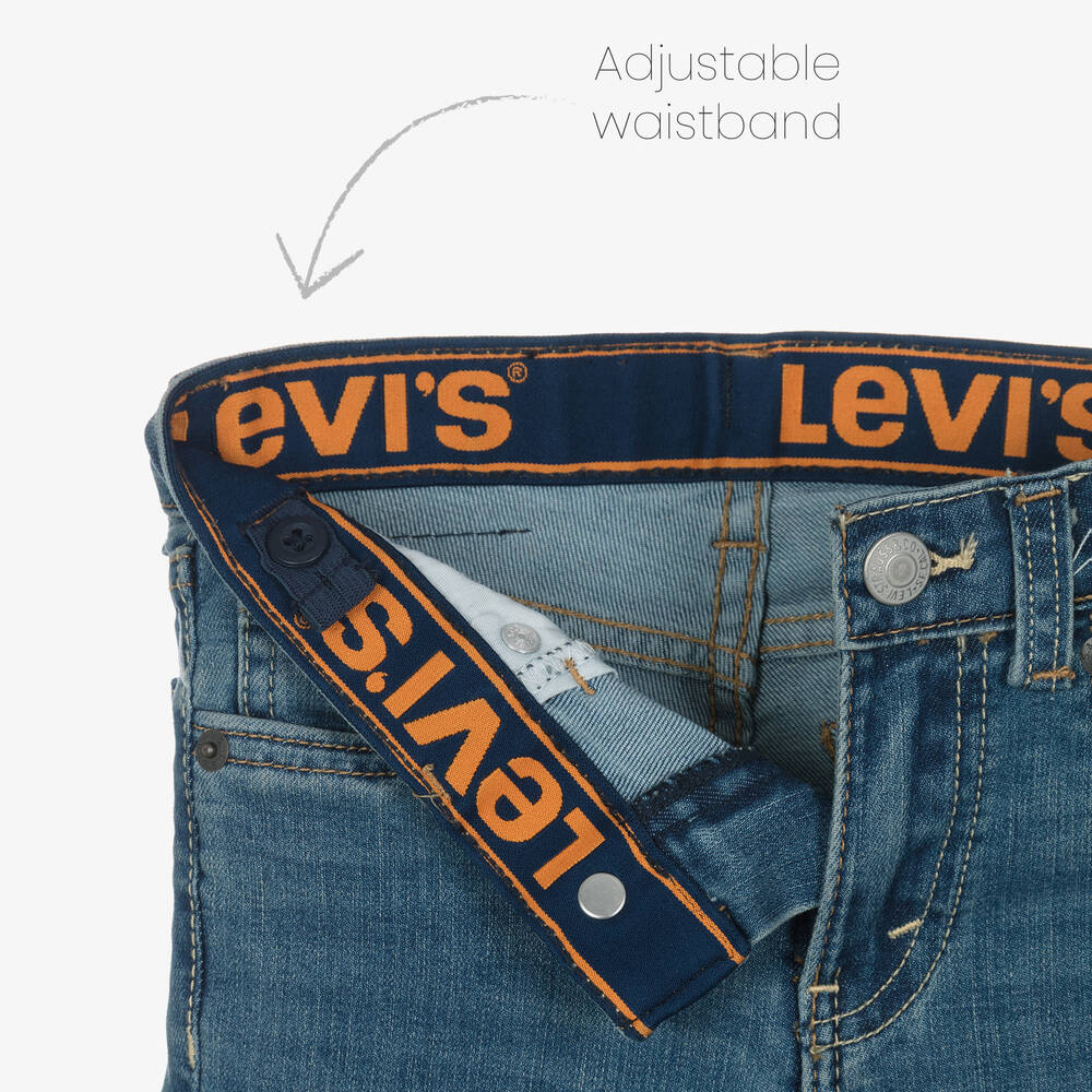 Levi's-Boys Blue Denim 510 Skinny Jeans | Childrensalon Outlet