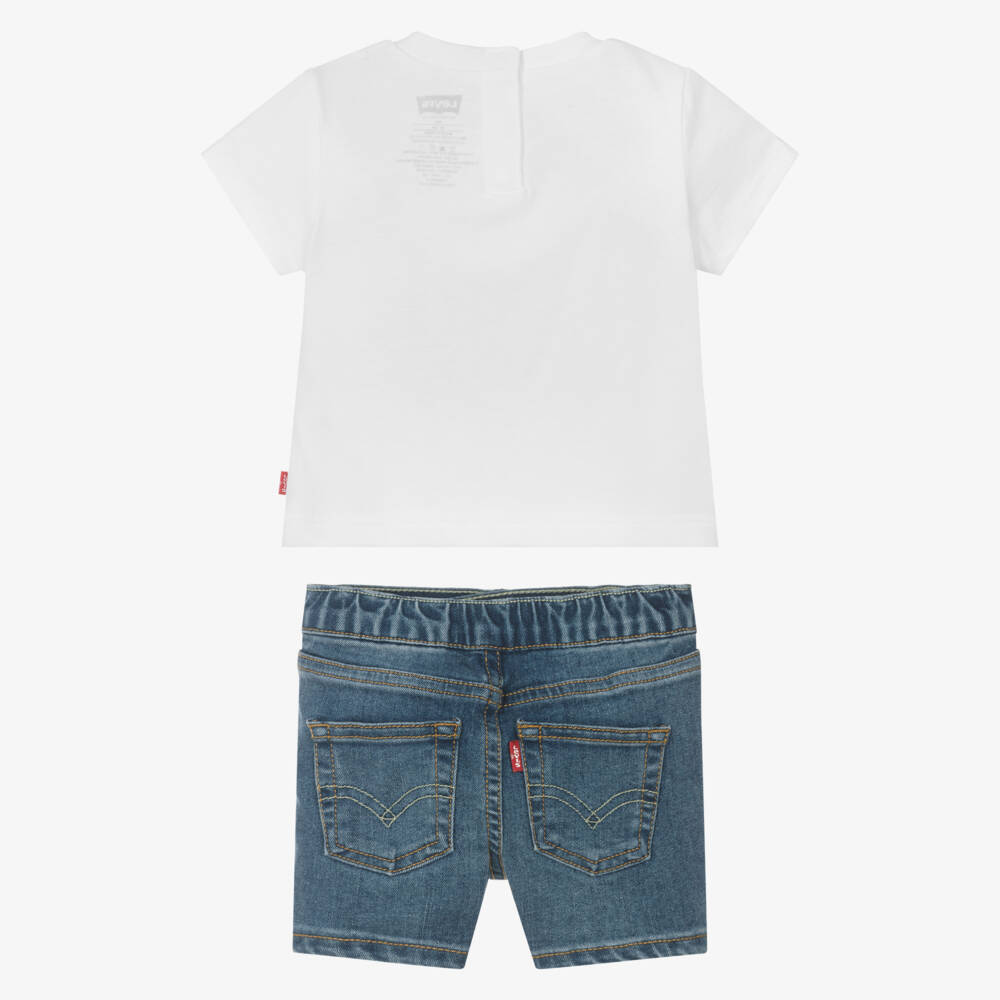 Levi's-Boys Blue Denim Adventure Set | Childrensalon Outlet