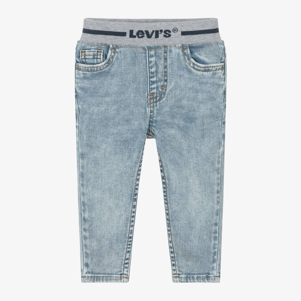 Levi's-Boys Blue Denim Skinny Jeans | Childrensalon Outlet
