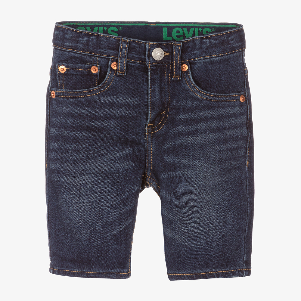 Levi's - Синие узкие джинсовые шорты для мальчиков | Childrensalon