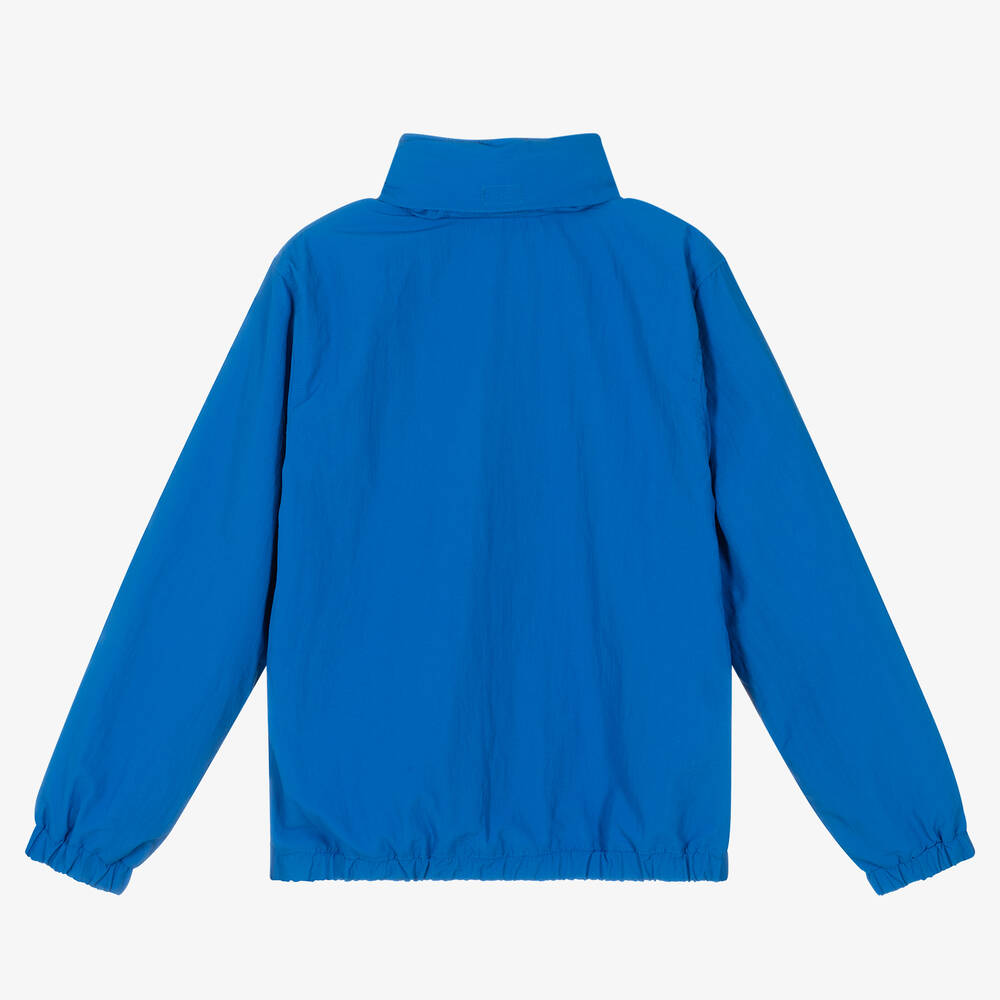 Levi's-Boys Blue Hooded Logo Jacket | Childrensalon Outlet