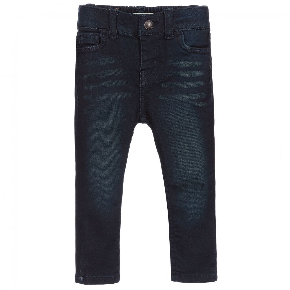 Boys Blue Jersey Denim Jeans