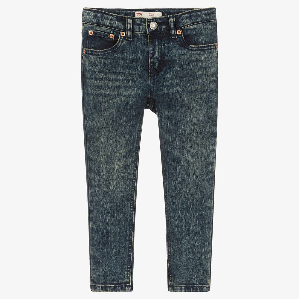 Levi's-Boys Blue Skinny Taper Jeans | Childrensalon Outlet