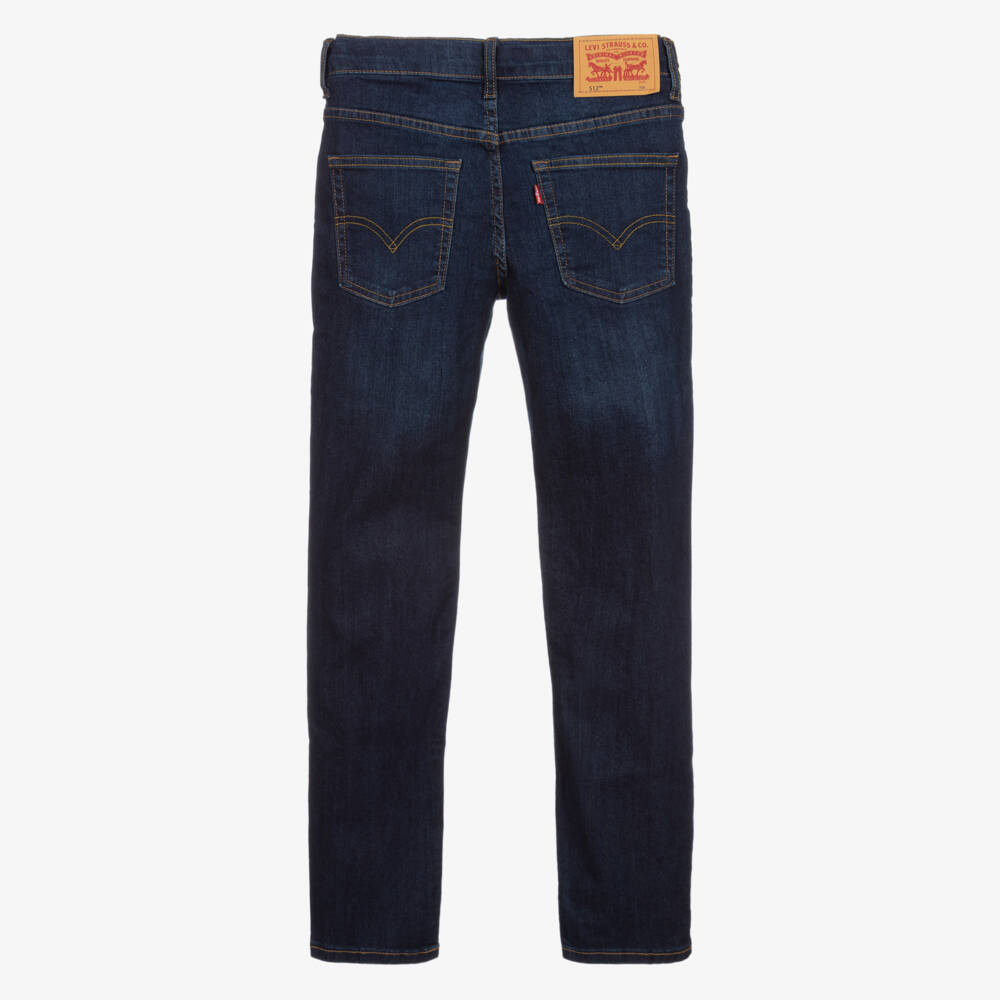 Levi's-Boys Blue Slim Fit Denim Jeans | Childrensalon Outlet