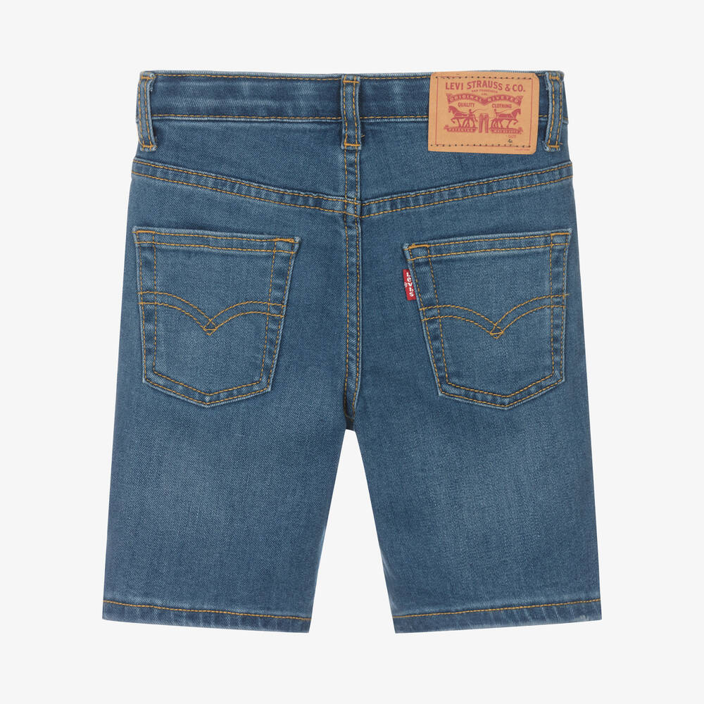 Levi's-Boys Blue Slim Fit Denim Shorts | Childrensalon Outlet