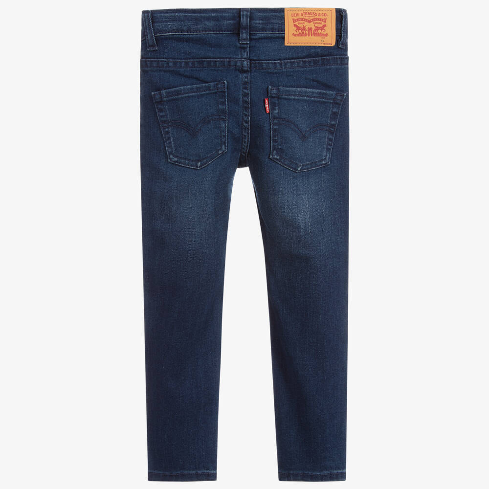 Levi's-Boys Blue Stretch Skinny Jeans | Childrensalon Outlet